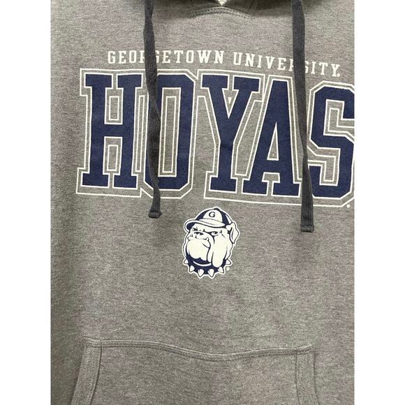 Georgetown University Hoyas Bulldog Hoodie Alta Gracia Large - Picture 3 of 9